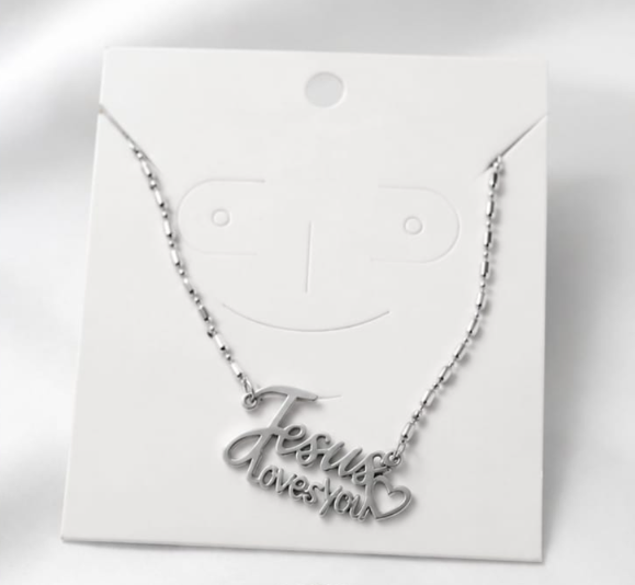 Jesus Loves You Luxus Halskette