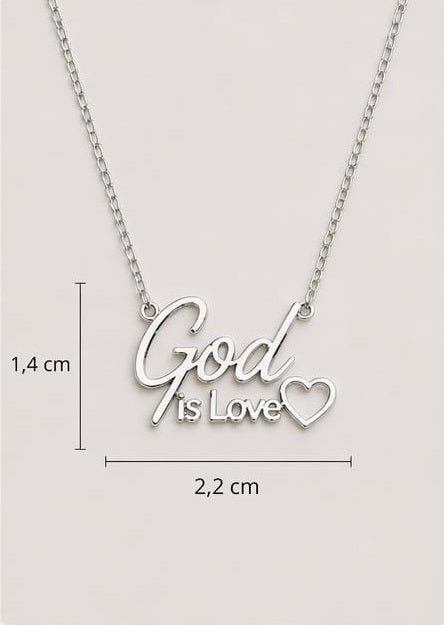 God Is Love Luxus Halskette