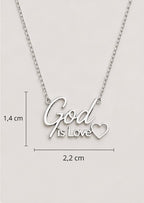 God Is Love Luxus Halskette