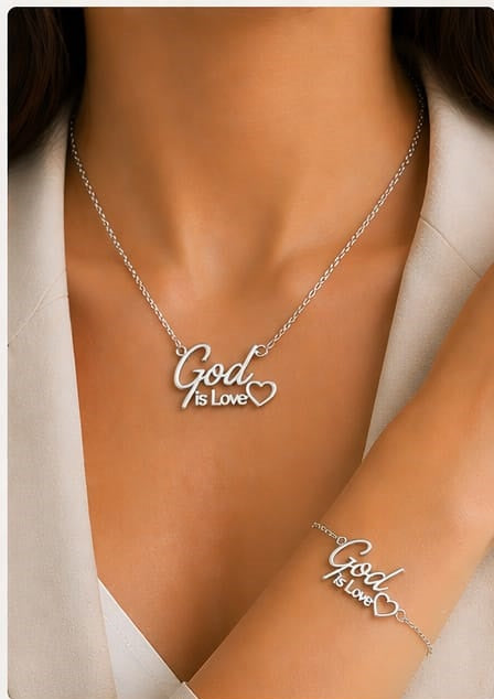 God Is Love Luxus Halskette