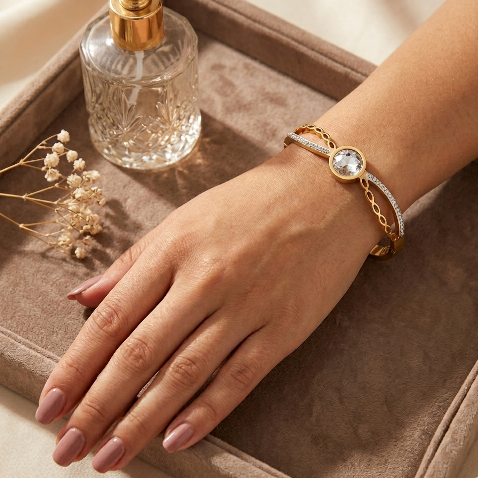 Crystella Gold Armband