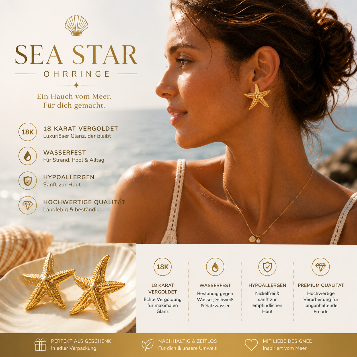 Sea Star Ohrringe
