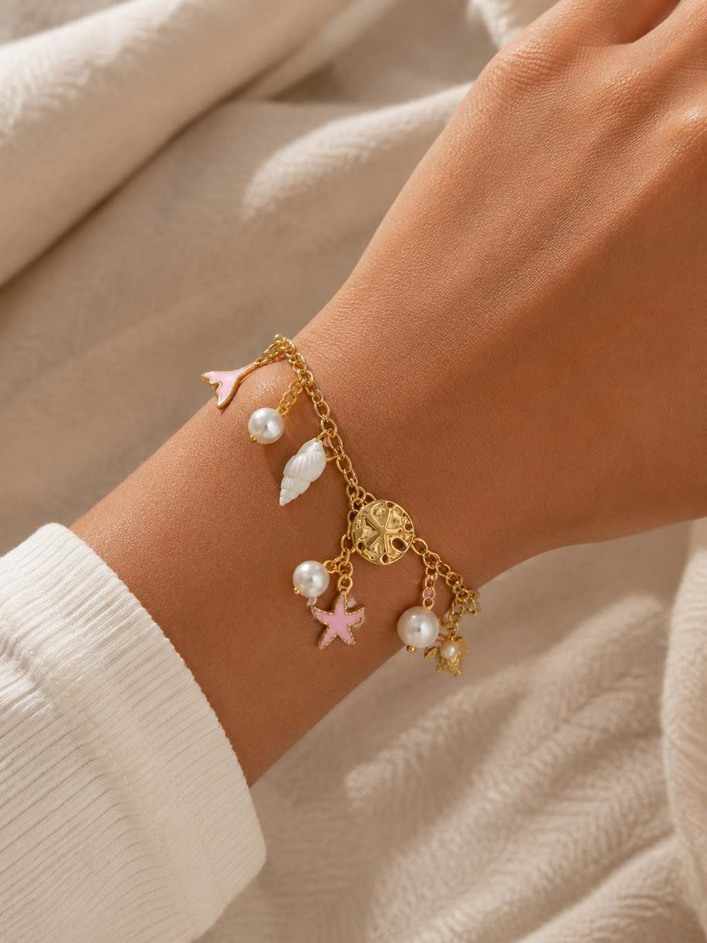 Beach Charm Armband