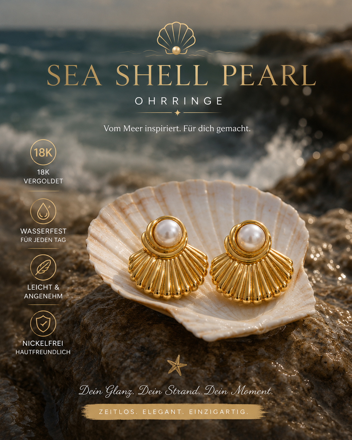SEA SHELL Ohrringe
