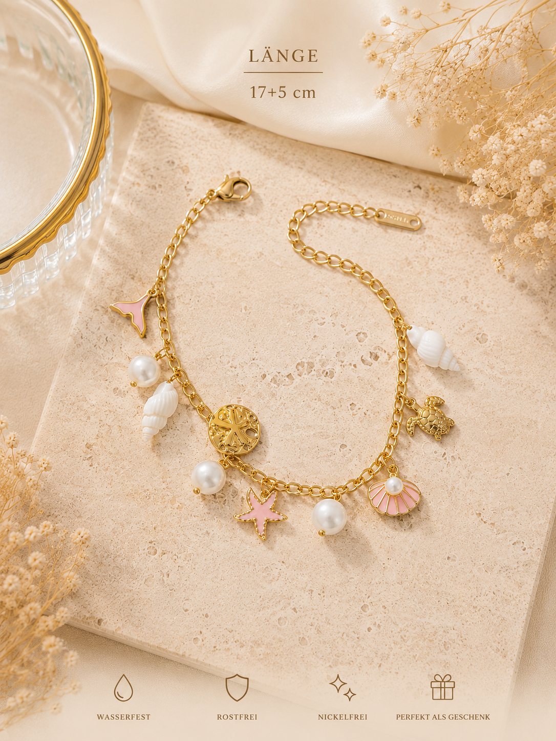 Beach Charm Armband