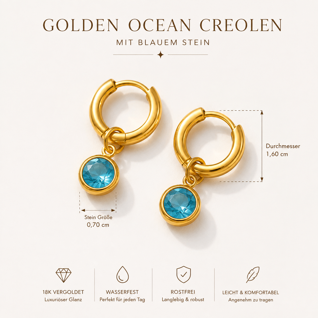 Golden Ocean Creolen
