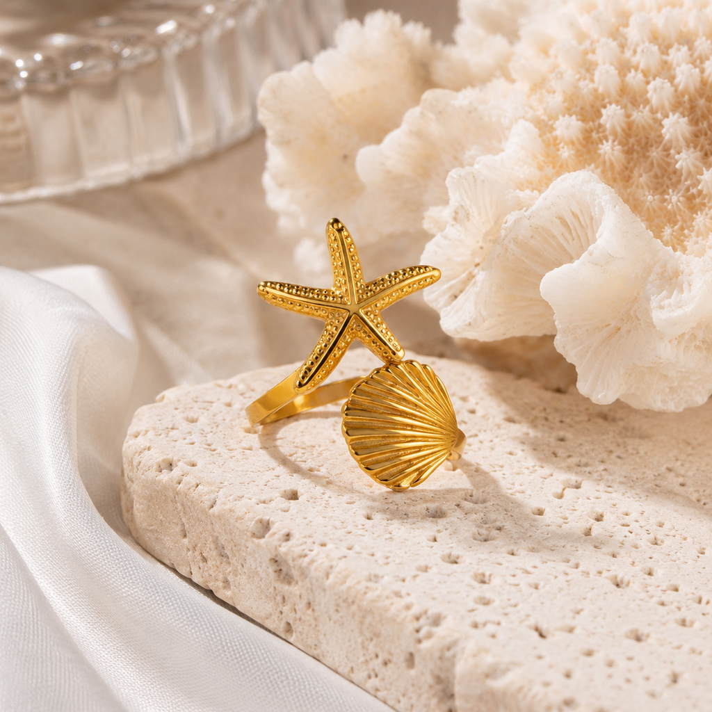 SEA STAR SHELL Ring