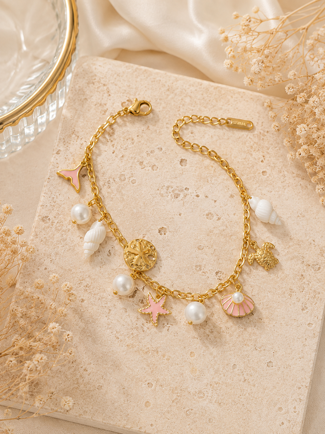 Beach Charm Armband
