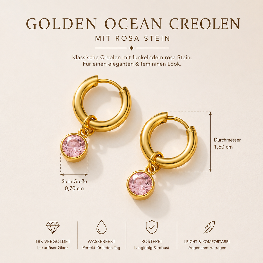 Golden Ocean Creolen